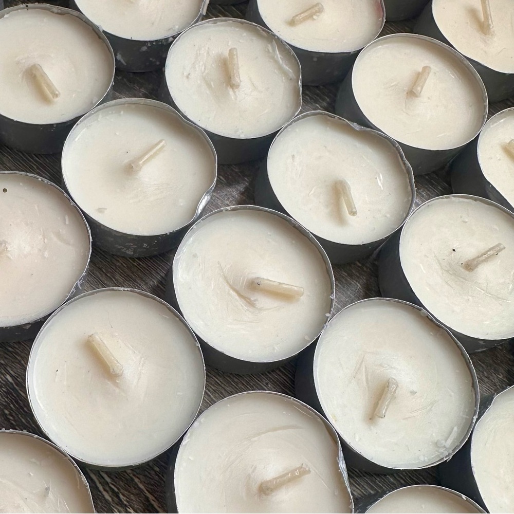 NWOT Set of 54 White Tealight Candles